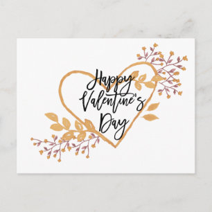 Carte postale Aquarelle Saint-Valentin