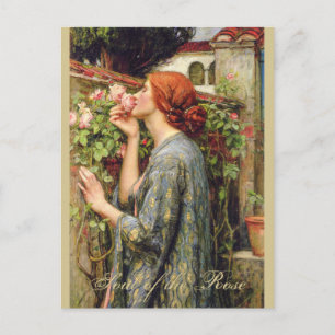 Carte Postale Aquarelle Soul du Rose CC0737 Pré-Raphaelite