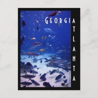 Carte Postale Aquarium d'Atlanta, la Géorgie
