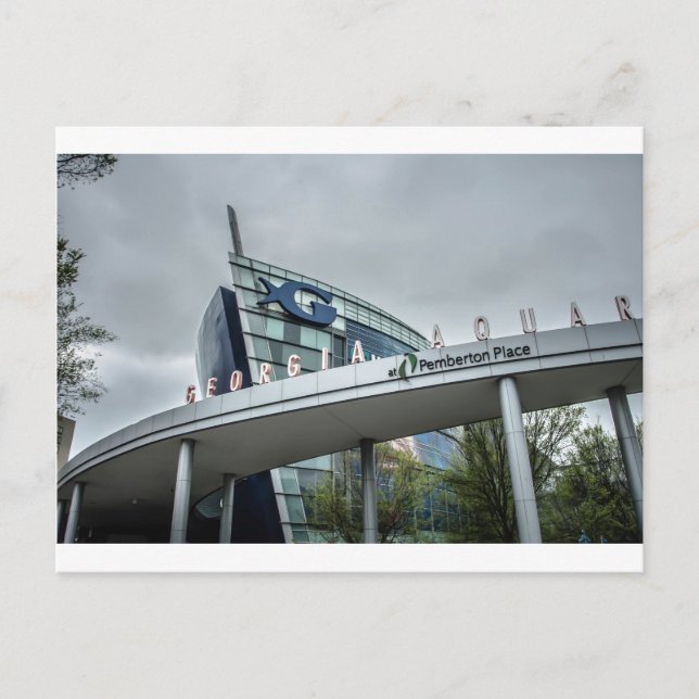 Carte Postale Aquarium de la Géorgie à Atlanta (Devant)