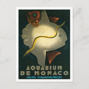 Carte Postale Aquarium De Monaco Musée Oceanographique Art