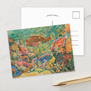 Carte Postale Aquarium   Théo van Rysselberghe