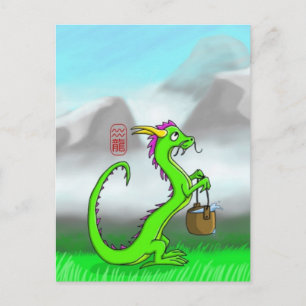 Carte Postale Aquarius/Dragon