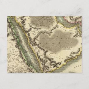 Carte Postale Arabie, Egypte, Abyssinie, Mer Rouge