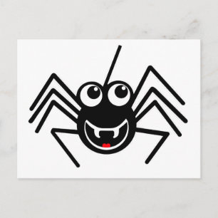 Carte Postale Araignée souriante