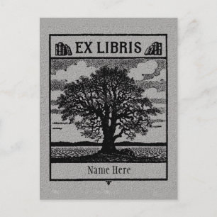 Carte Postale Arborescence des librairies Ex Plaque dans le cham