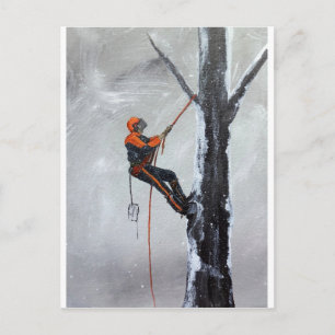 Carte Postale Arboriste Long Haul Husqvarna