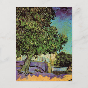 Carte Postale Arbre à châtaignes en fleurs par Vincent van Gogh