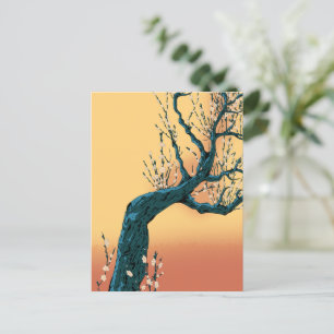 Carte Postale Arbre à fleurs chinois