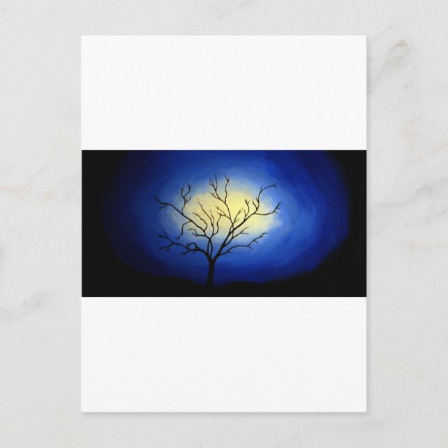 Carte Postale Arbre Abstrait - Art Moderne (Devant)