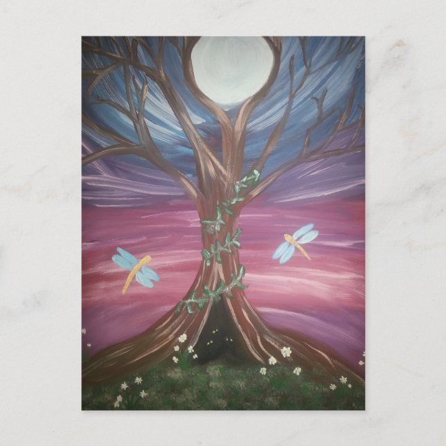 Carte Postale arbre de dragon fly.jpg de la vie (Devant)