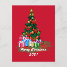 Carte postale Arbre de Noël