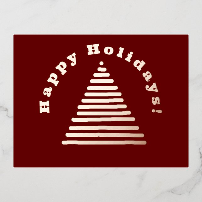 Carte postale - Arbre de Noël (Recto)