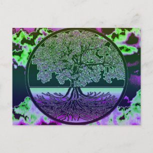 Carte Postale Arbre de pensées de vie