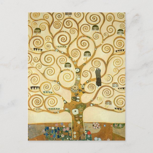 Carte Postale Arbre de vie de Gustav Klimt (Devant)