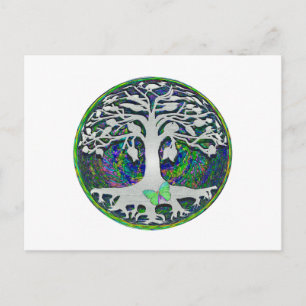 Carte Postale Arbre de vie Nouveaux débuts par Amelia Carrie