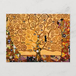 Carte Postale Arbre de vie par Gustav Klimt Fine Art