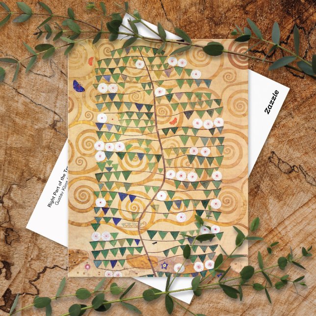 Carte Postale Arbre de vie partie droite Gustav Klimt (Créateur téléchargé)
