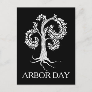 Carte Postale arbre du jour de l'arbour par abbaye adoptive