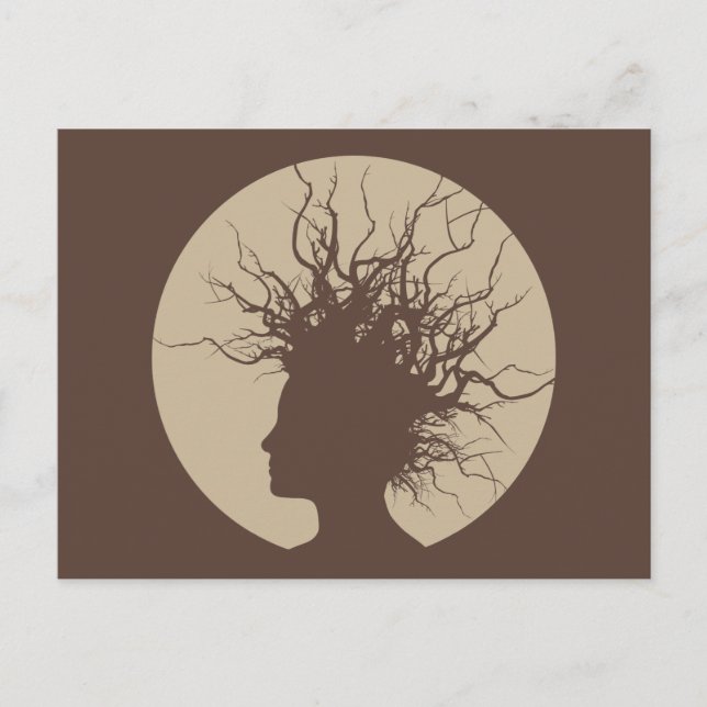 Carte Postale Arbre humain (Devant)