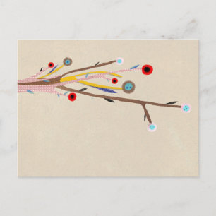 Carte Postale Arbre Japon Branches Délicates