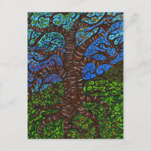 Carte Postale Arbre Toutes les saisons