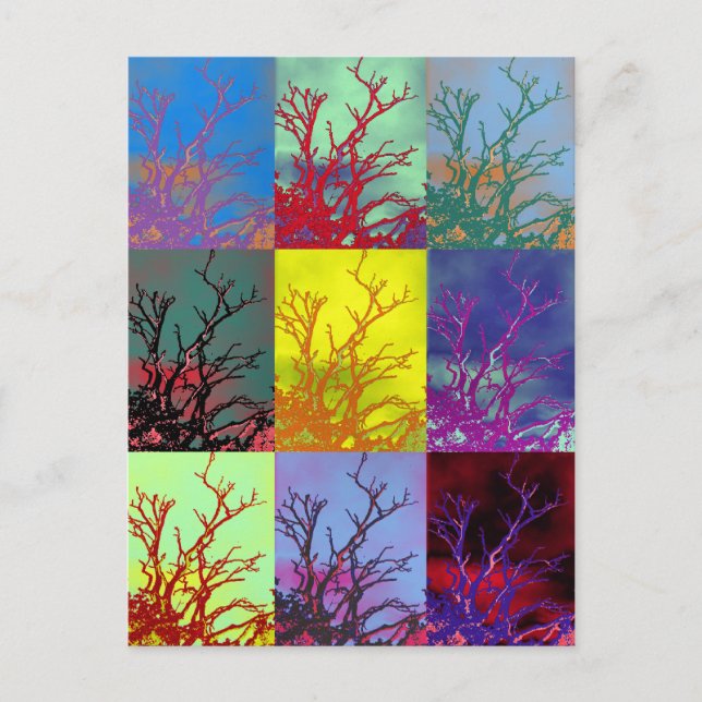 CARTE POSTALE ARBRES (Devant)