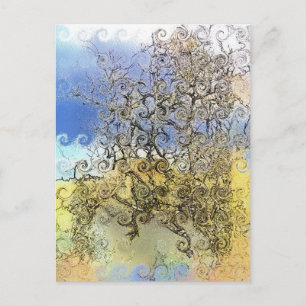 CARTE POSTALE ARBRES