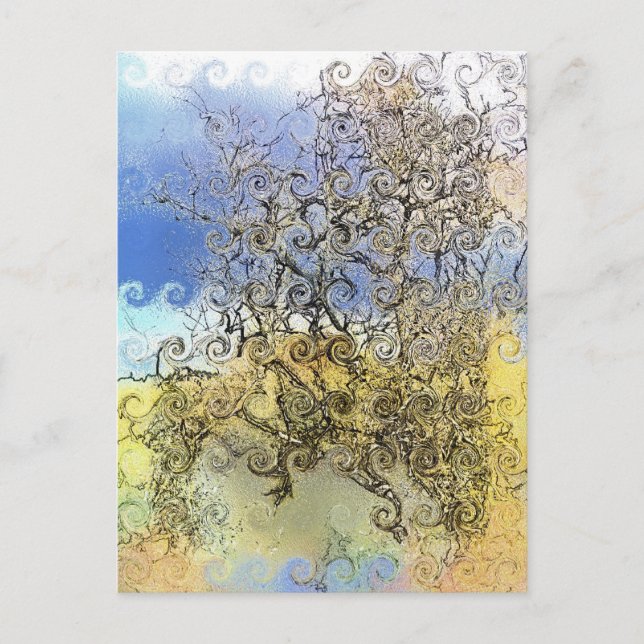 CARTE POSTALE ARBRES (Devant)