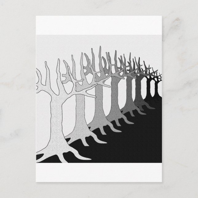 Carte Postale Arbres (Devant)