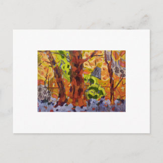 Carte Postale Arbres Abstraits