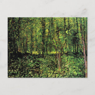 Carte Postale Arbres et sous-bois par Vincent van Gogh