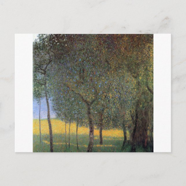 Carte Postale Arbres fruitiers, Gustav Klimt (Devant)