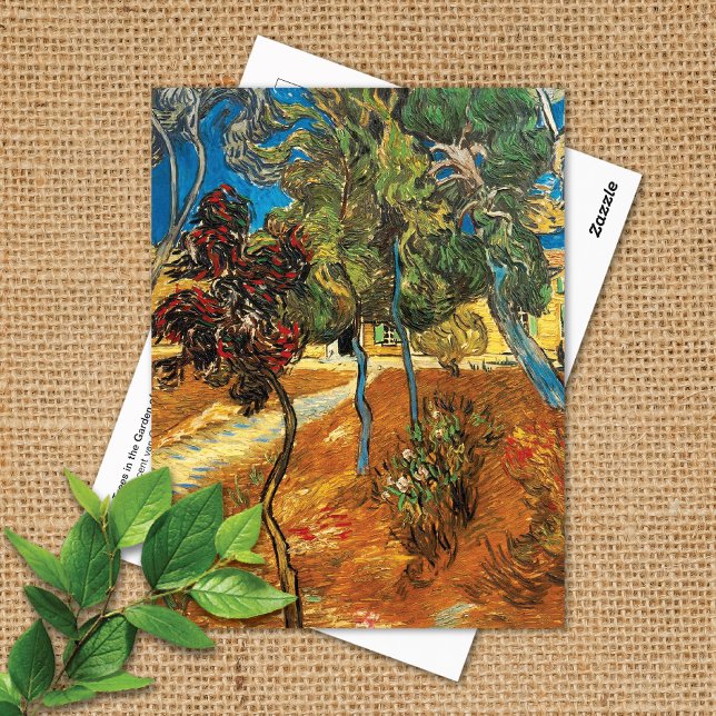 Carte Postale Arbres Jardin Asile Vincent van Gogh (Créateur téléchargé)