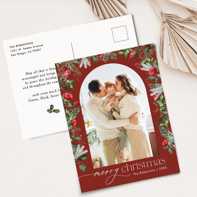 Carte Postale Arc botanique de Bourgogne 1 Photo Noël (Créateur téléchargé)