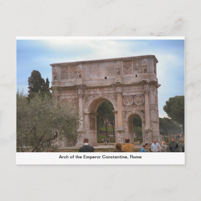 Carte Postale Arc de l'Empereur Constantin, Rome (Devant)