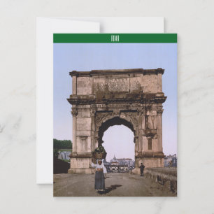 Carte Postale Arc de Titus, Rome (vers 1900)