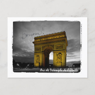 Carte Postale Arc de Triomphe de l'Étoile Paris France