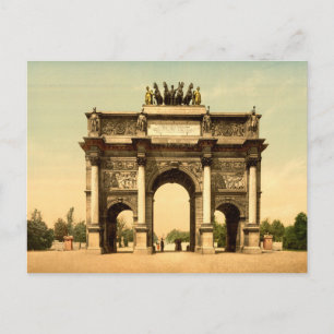 Carte Postale Arc de Triomphe du Carrousel Paris France