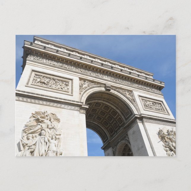 Carte Postale Arc de Triomphe Paris (Devant)