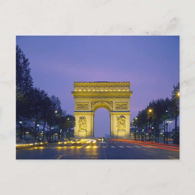 Carte Postale Arc de Triomphe, Paris, France, (Devant)