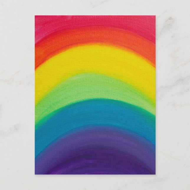 Carte Postale Arc-en-ciel (Devant)