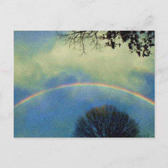 Carte Postale Arc-en-ciel complet en style Seurat (Devant)