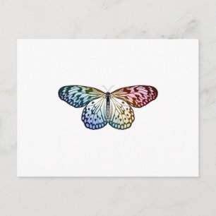 Carte Postale Arc-en-ciel de papillon