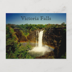 Carte Postale arc-en-ciel des chutes Victoria