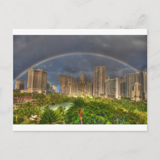Carte Postale Arc en ciel sur Hawaii