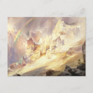 Carte Postale Arc en ciel sur le Grand Canyon de Yellowstone