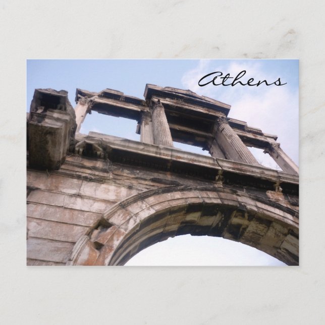 Carte Postale arc hadrien (Devant)