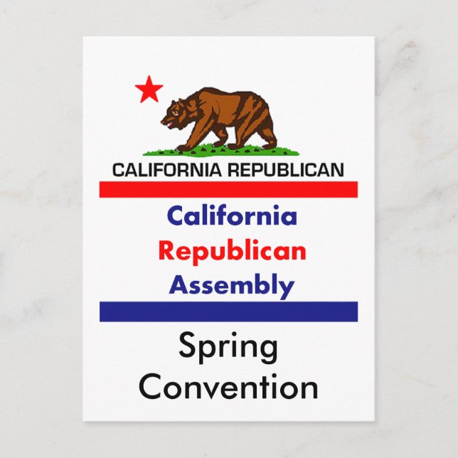 Carte Postale ARC républicaine de Californie (Devant)
