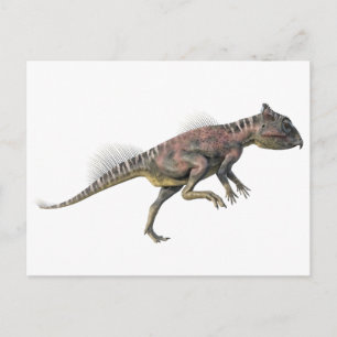 Carte Postale Archaeoceratops Dinosaur dans le profil latéral